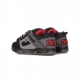 scarpe skate uomo comanche BLACK/CHARCOAL/RED/NUBUCK