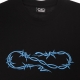 maglietta uomo wire blue tee BLACK/BLUE