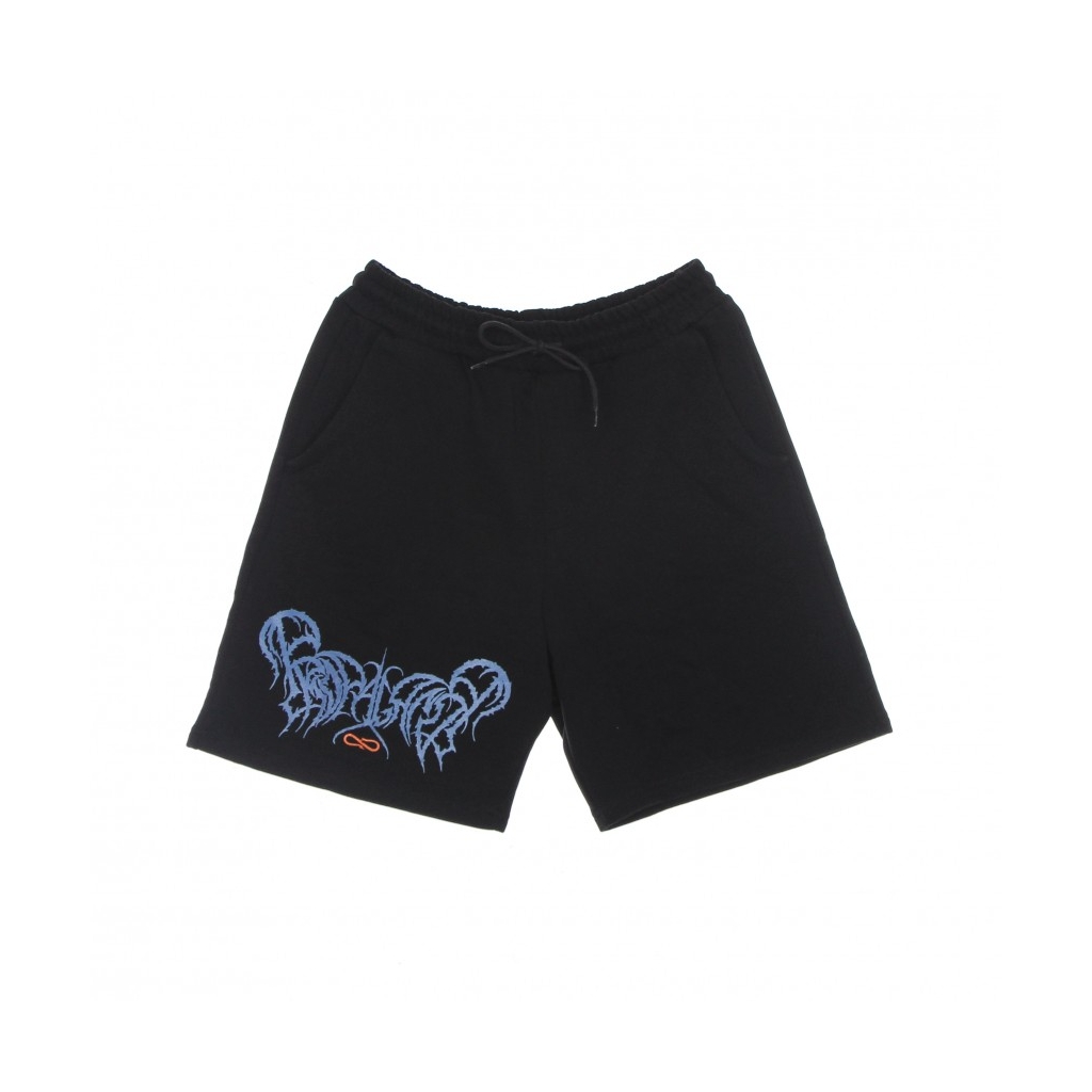 pantalone corto tuta uomo tangle sweatshorts BLACK