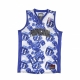 canotta tipo basket uomo dice basket jersey BLUE/WHITE