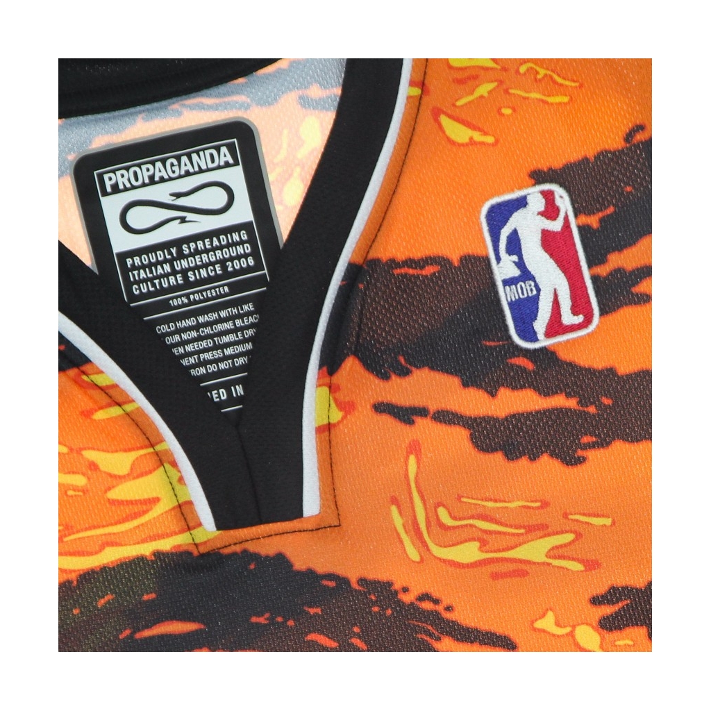 canotta tipo basket uomo tiger camo basket jersey ORANGE