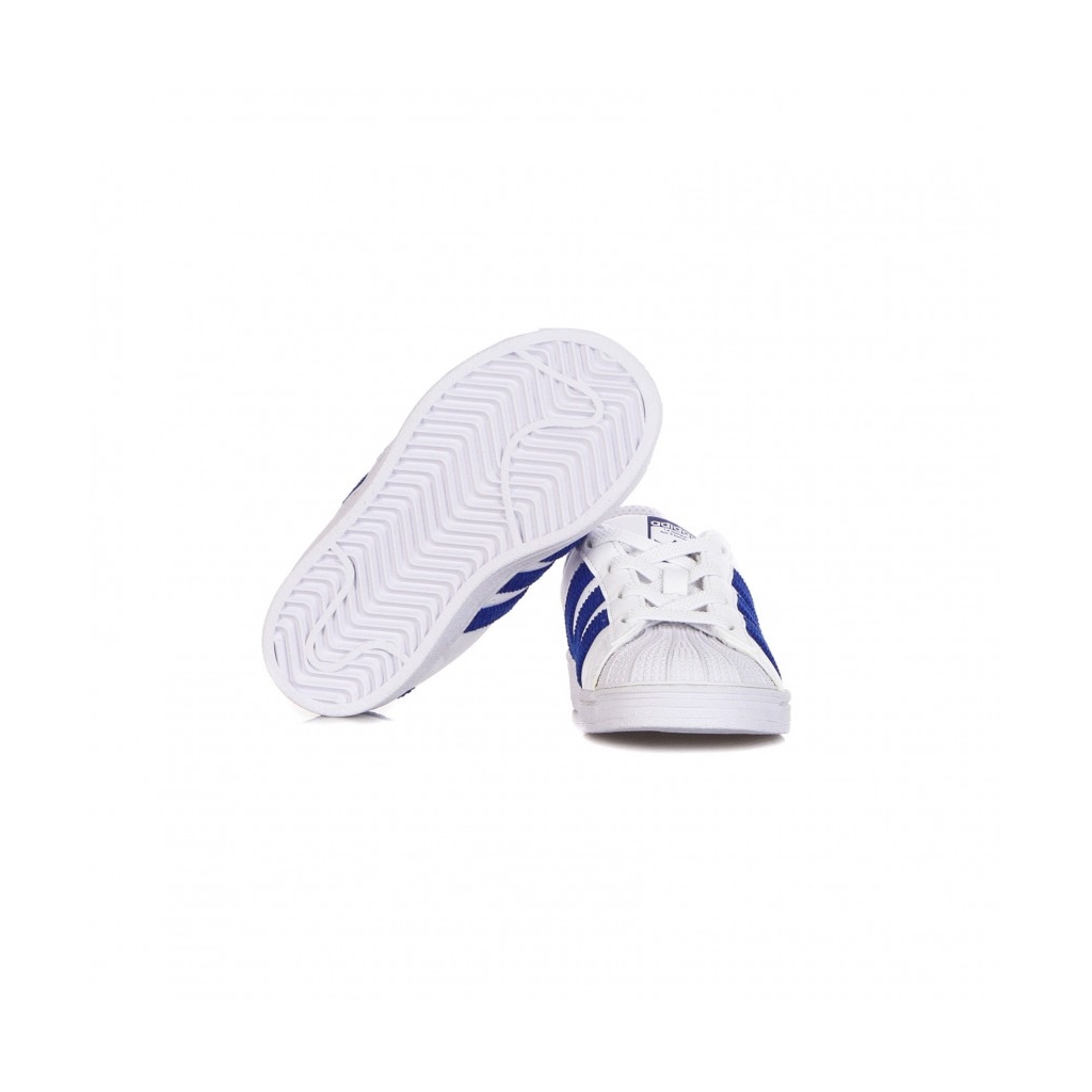 scarpa bassa ragazzo superstar c CLOUD WHITE/ROYAL BLUE/CLOUD WHITE