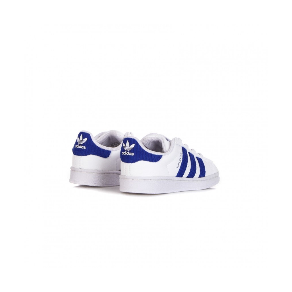 scarpa bassa ragazzo superstar c CLOUD WHITE/ROYAL BLUE/CLOUD WHITE