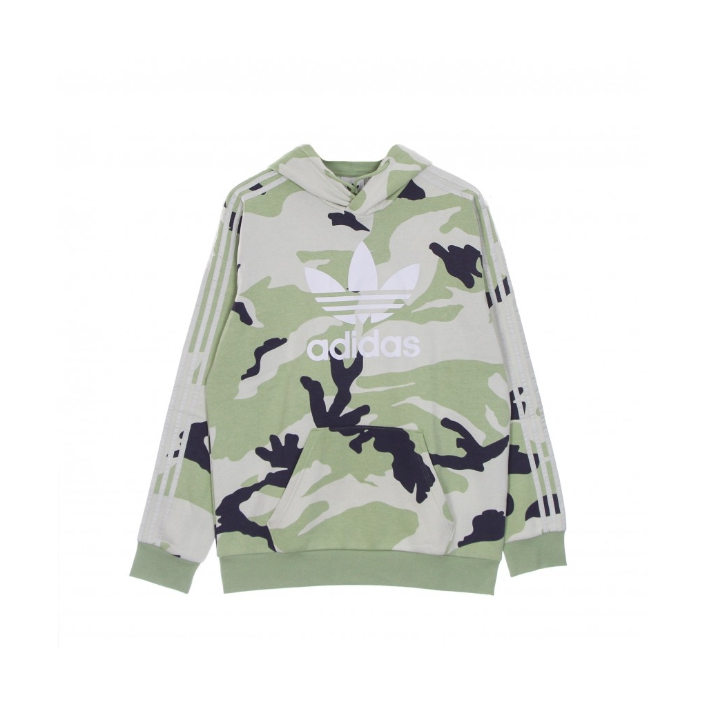 felpa cappuccio uomo camo hoodie MAGIC LIME