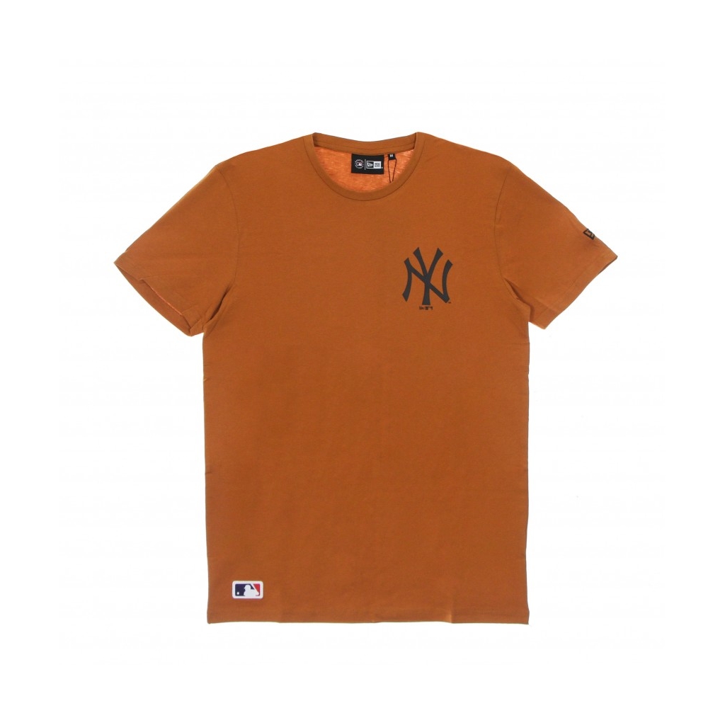 maglietta uomo mlb left chest team logo tee neyyan TOFFEE/BLACK