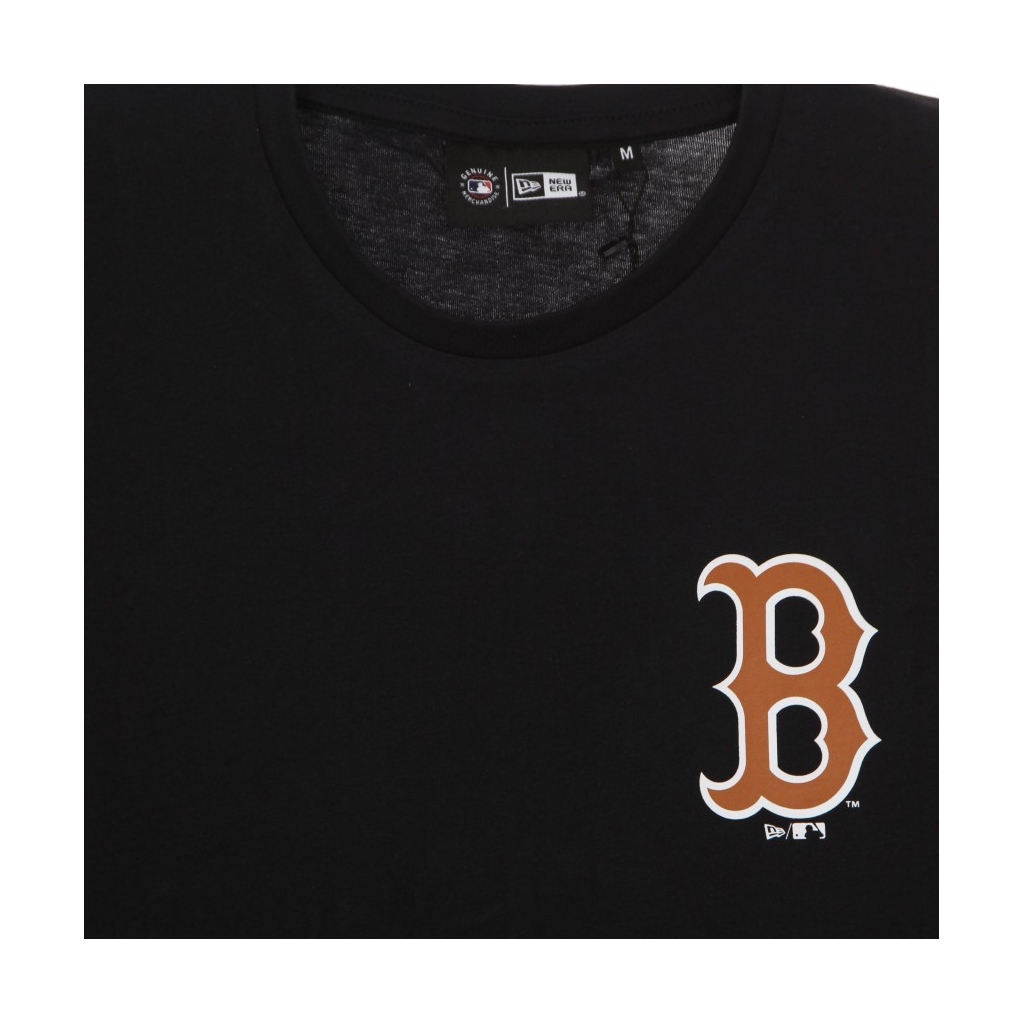 maglietta uomo mlb left chest team logo tee bosred NAVY/WHITE