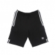pantalone corto tuta uomo 3-stripes cargo short BLACK