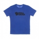 maglietta uomo fjallraven logo t-shirt ALPINE BLUE