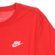 maglietta uomo club tee UNIVERSITY RED/WHITE
