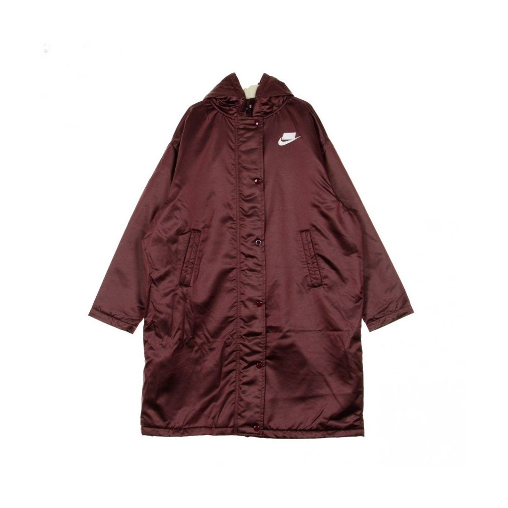 giaccone lungo donna w sport pac parka NIGHT MAROON/MUSLIN/WHITE