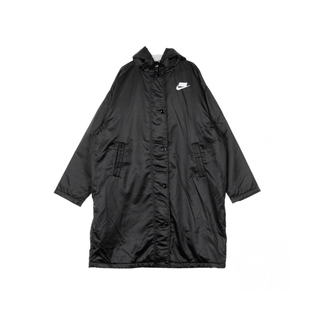 giaccone lungo donna w sport pac parka BLACK/MUSLIN/WHITE