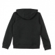 felpa cappuccio zip ragazzo hoodie club BLACK/BLACK/WHITE