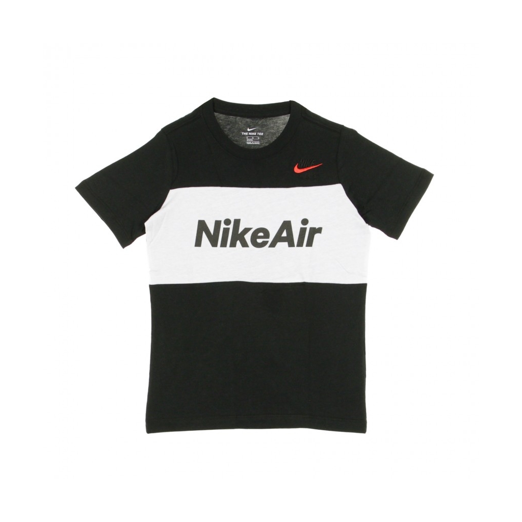 maglietta ragazzo nike air tee BLACK/WHITE