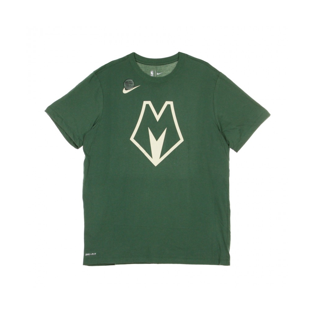maglietta uomo nba dry tee logo city edition milbuc FIR