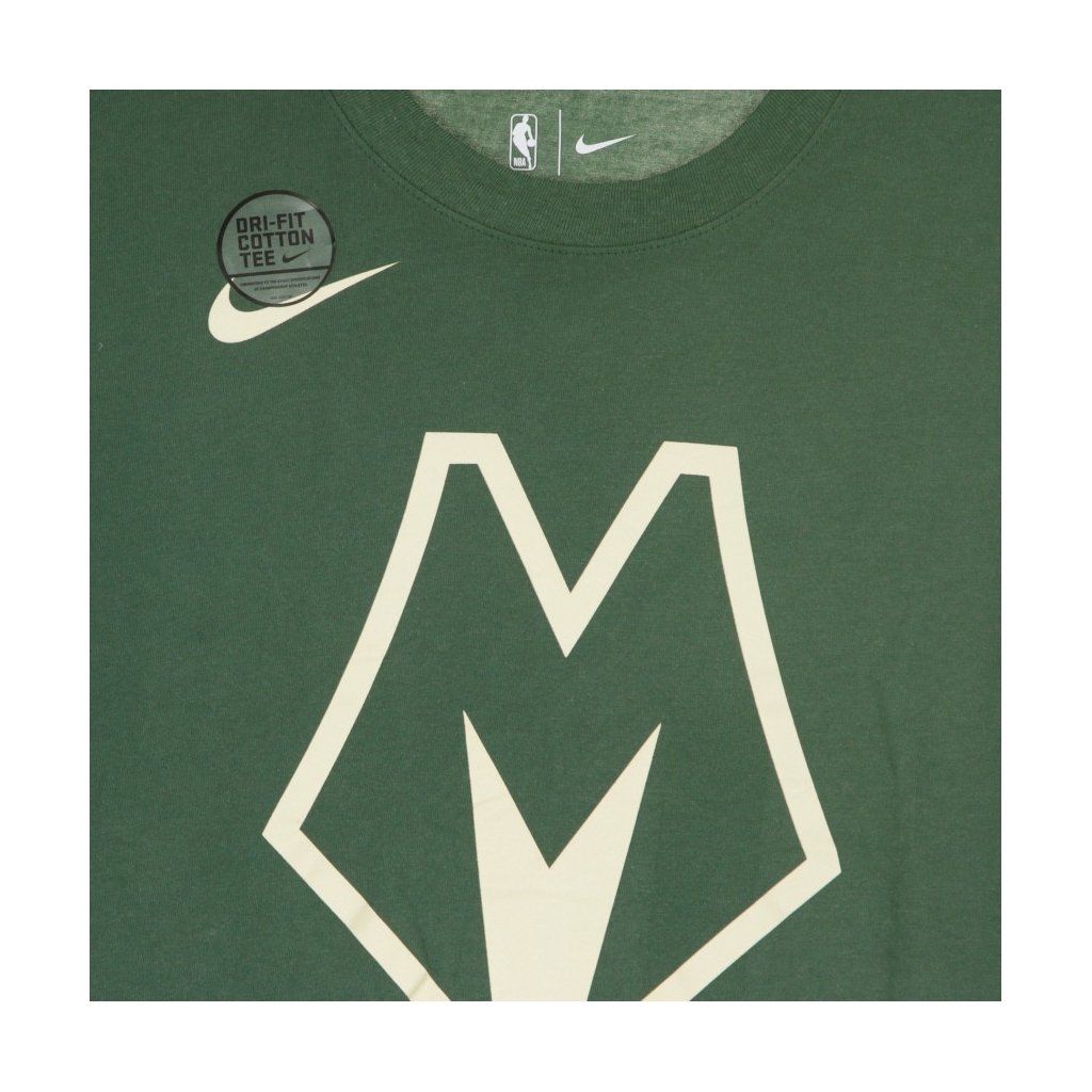 maglietta uomo nba dry tee logo city edition milbuc FIR