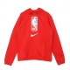 felpa cappuccio uomo nba team 31 UNIVERSITY RED/NBA GRAPHIC 1