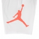 pantalone corto tuta uomo jumpman air fleece short WHITE/INFRARED 23