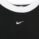 maglietta corta donna sportswear essentials BLACK/DK GREY HEATHER/WHITE/WHITE