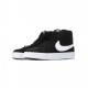 scarpa alta uomo sb zoom blazer mid BLACK/WHITE/WHITE/WHITE