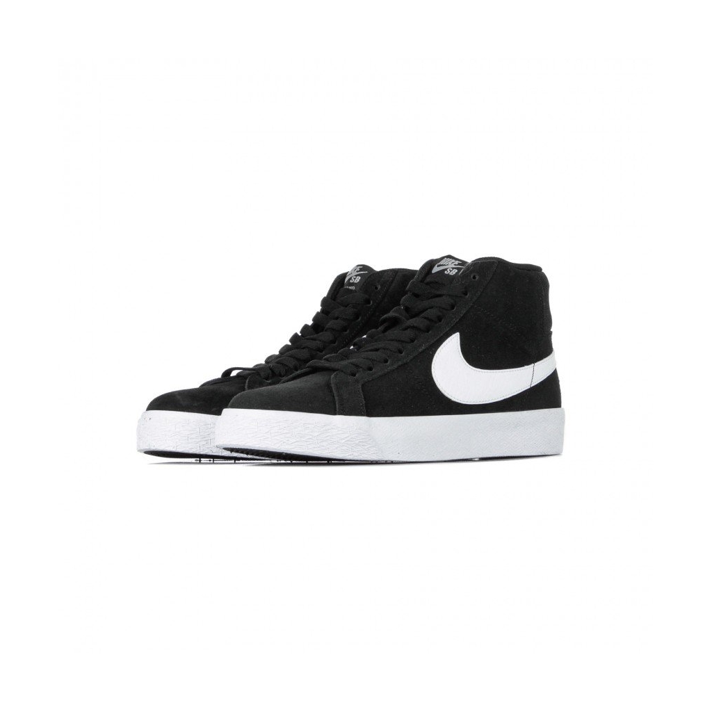 scarpa alta uomo sb zoom blazer mid BLACK/WHITE/WHITE/WHITE