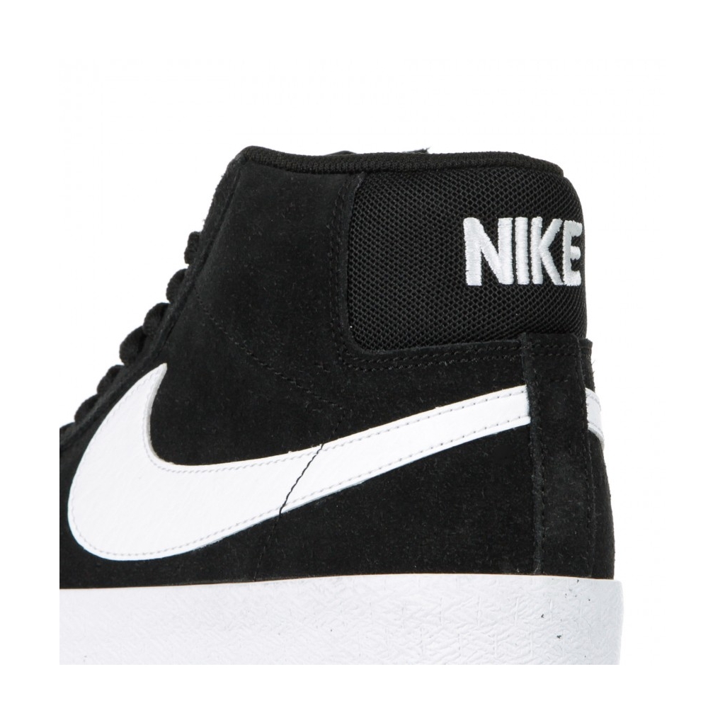 scarpa alta uomo sb zoom blazer mid BLACK/WHITE/WHITE/WHITE