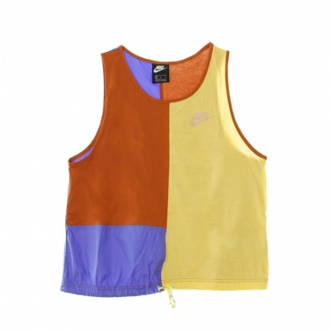 canotta donna icon clash tank DESERT ORANGE/SAPPHIRE/TOPAZ GOLD