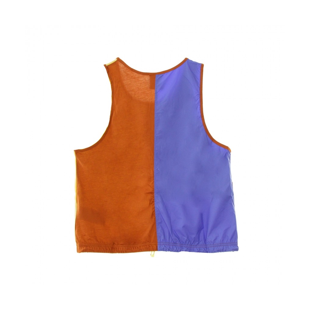 canotta donna icon clash tank DESERT ORANGE/SAPPHIRE/TOPAZ GOLD