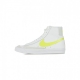 scarpa alta donna w blazer mid 77 WHITE/LEMON VENOM/PURE PLATINUM/FOSSIL