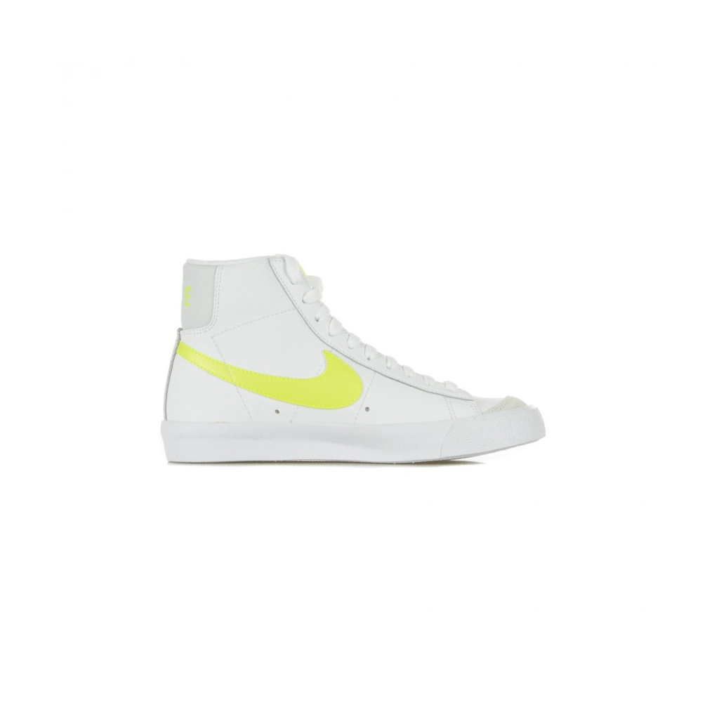 scarpa alta donna w blazer mid 77 WHITE/LEMON VENOM/PURE PLATINUM/FOSSIL