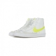 scarpa alta donna w blazer mid 77 WHITE/LEMON VENOM/PURE PLATINUM/FOSSIL