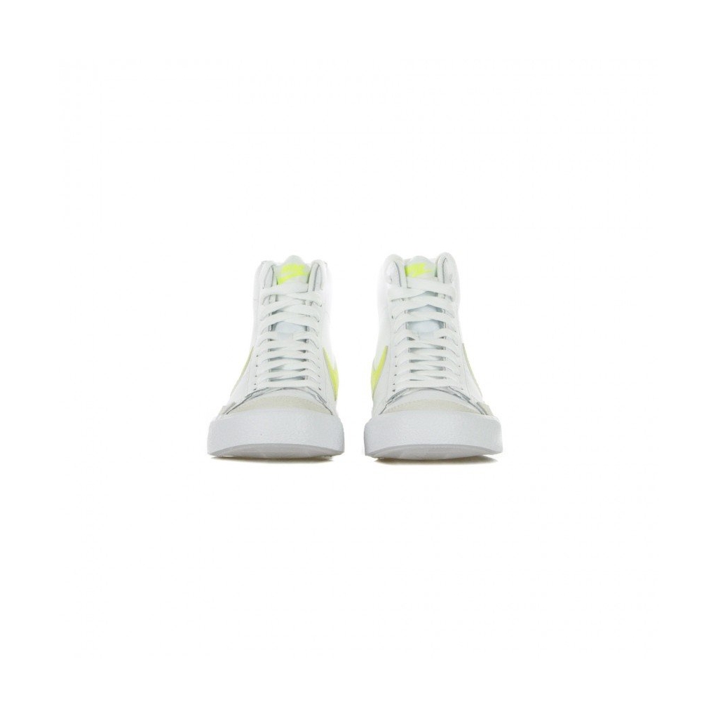 scarpa alta donna w blazer mid 77 WHITE/LEMON VENOM/PURE PLATINUM/FOSSIL