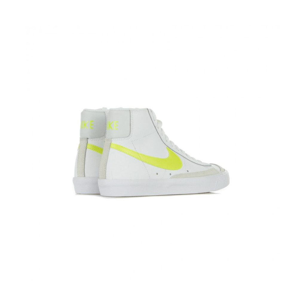 scarpa alta donna w blazer mid 77 WHITE/LEMON VENOM/PURE PLATINUM/FOSSIL