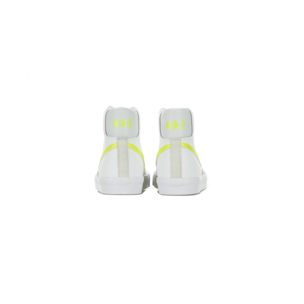 scarpa alta donna w blazer mid 77 WHITE/LEMON VENOM/PURE PLATINUM/FOSSIL