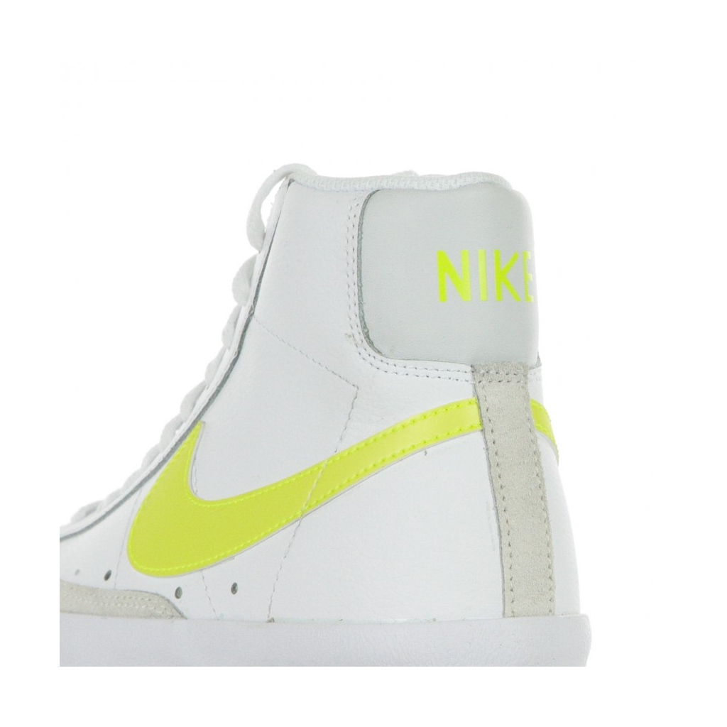 scarpa alta donna w blazer mid 77 WHITE/LEMON VENOM/PURE PLATINUM/FOSSIL