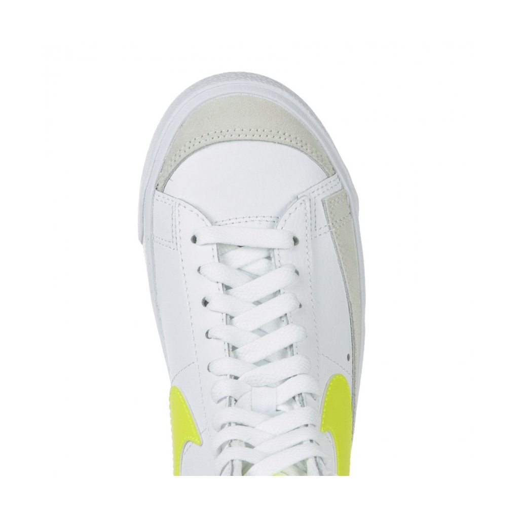scarpa alta donna w blazer mid 77 WHITE/LEMON VENOM/PURE PLATINUM/FOSSIL