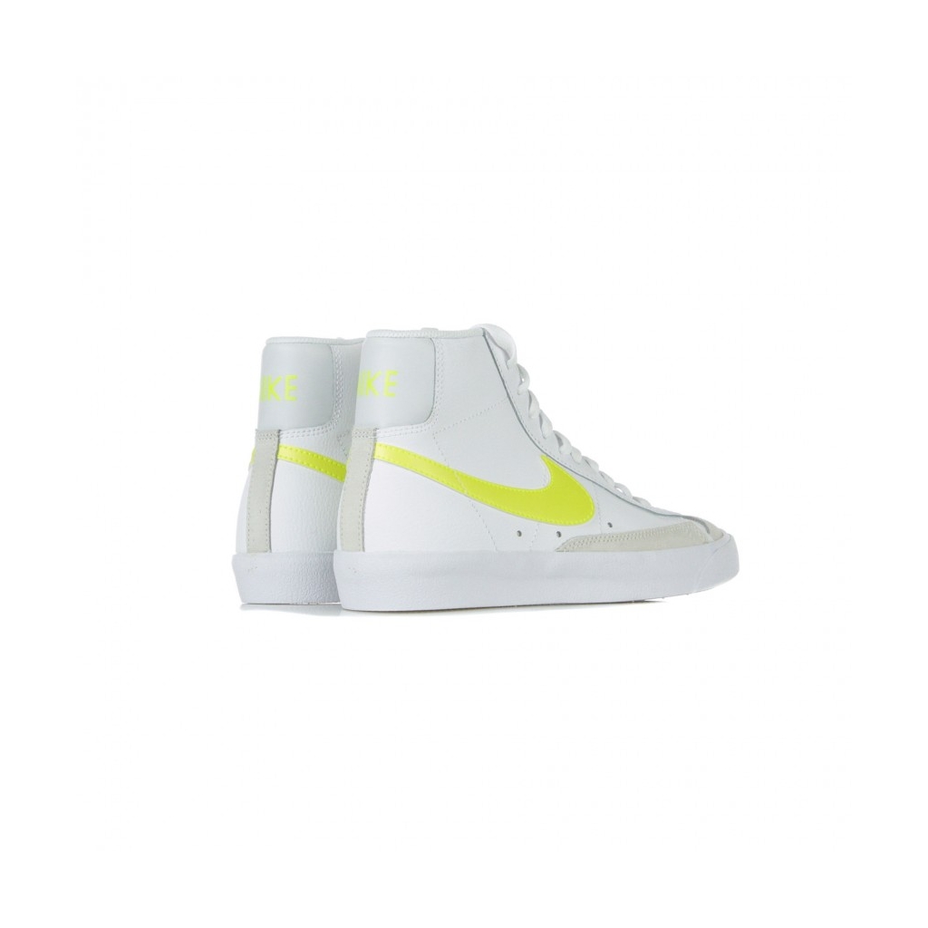 scarpa alta donna w blazer mid 77 WHITE/LEMON VENOM/PURE PLATINUM/FOSSIL