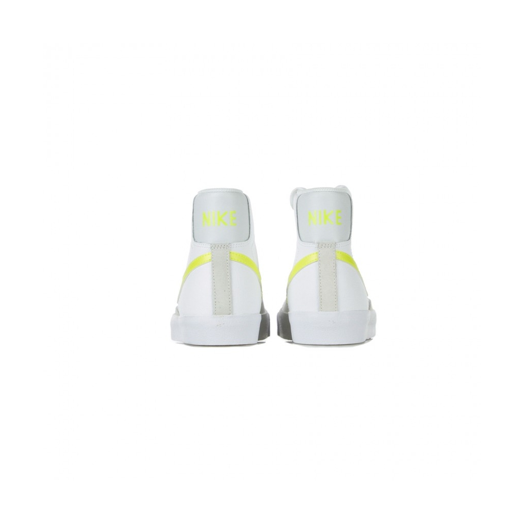 scarpa alta donna w blazer mid 77 WHITE/LEMON VENOM/PURE PLATINUM/FOSSIL