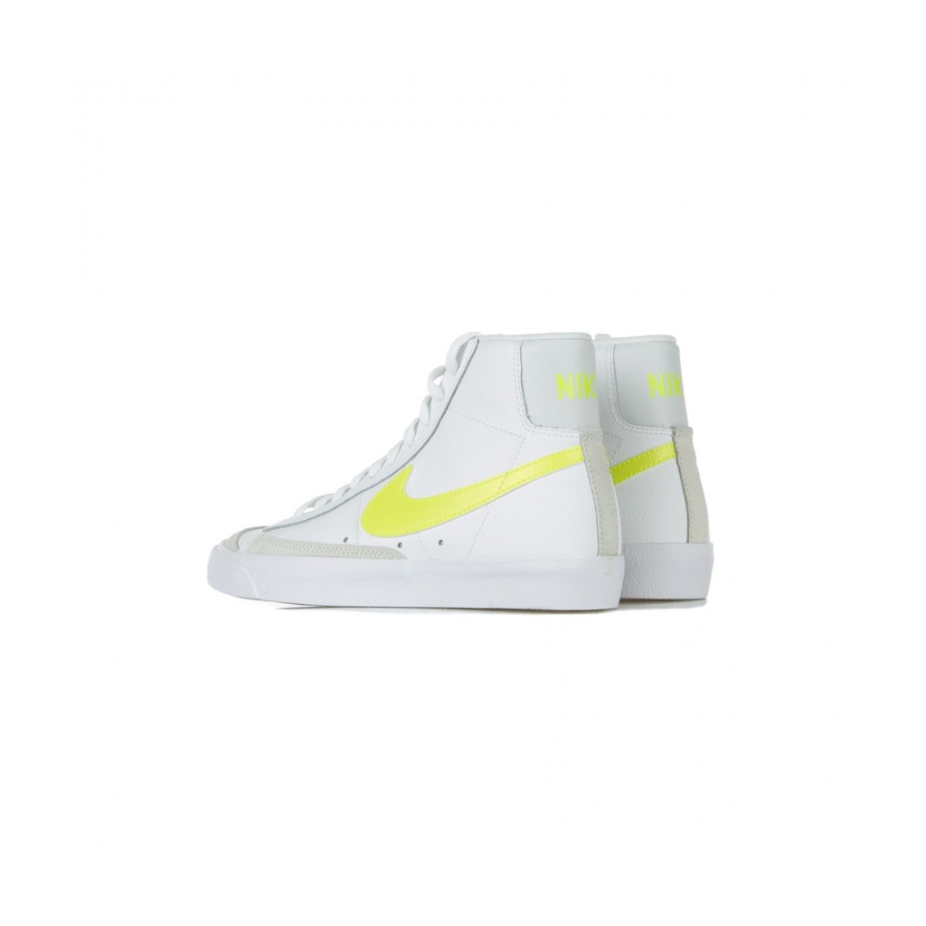scarpa alta donna w blazer mid 77 WHITE/LEMON VENOM/PURE PLATINUM/FOSSIL
