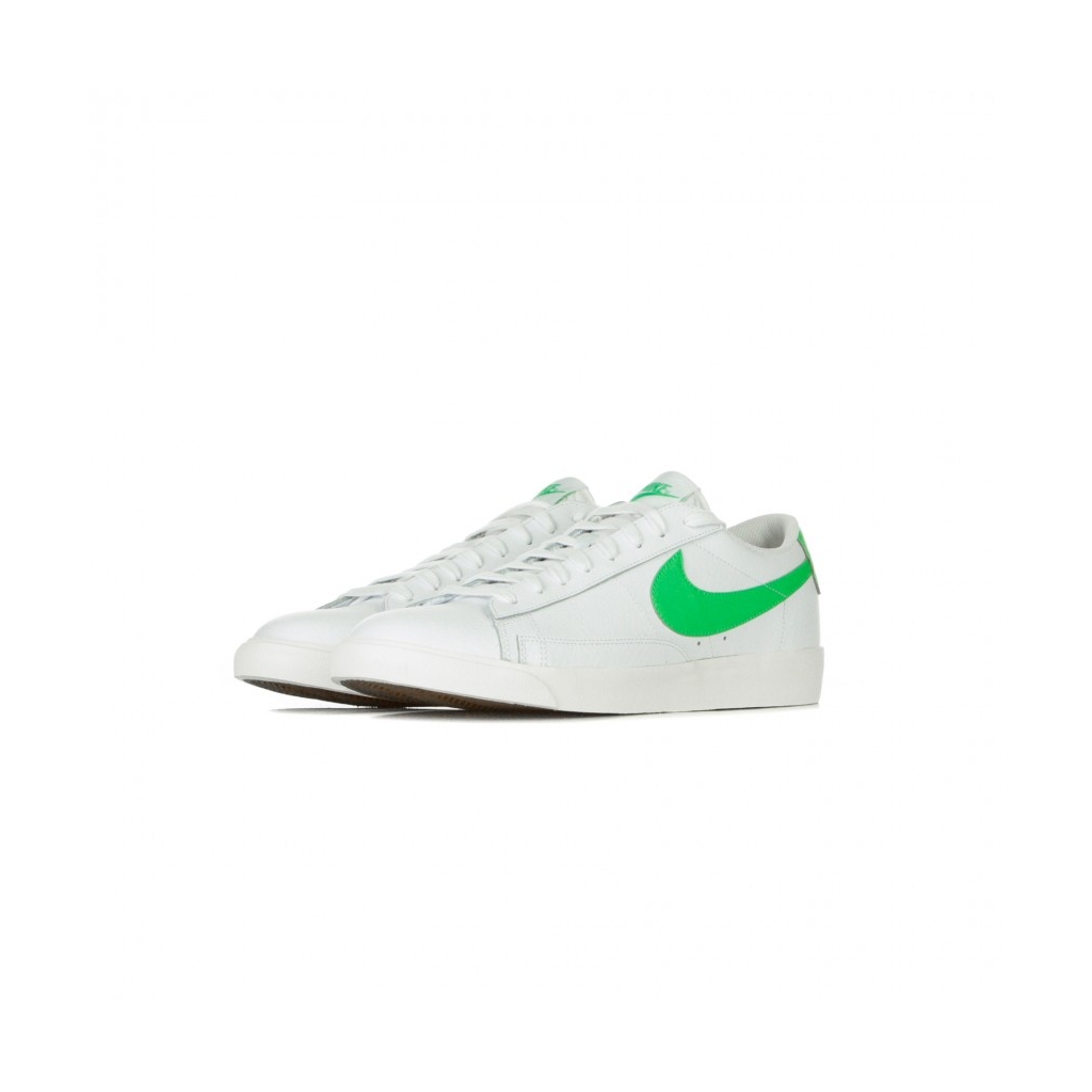 scarpa bassa uomo blazer low leather WHITE/GREEN SPARK/SAIL