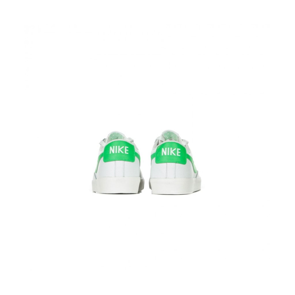 scarpa bassa uomo blazer low leather WHITE/GREEN SPARK/SAIL