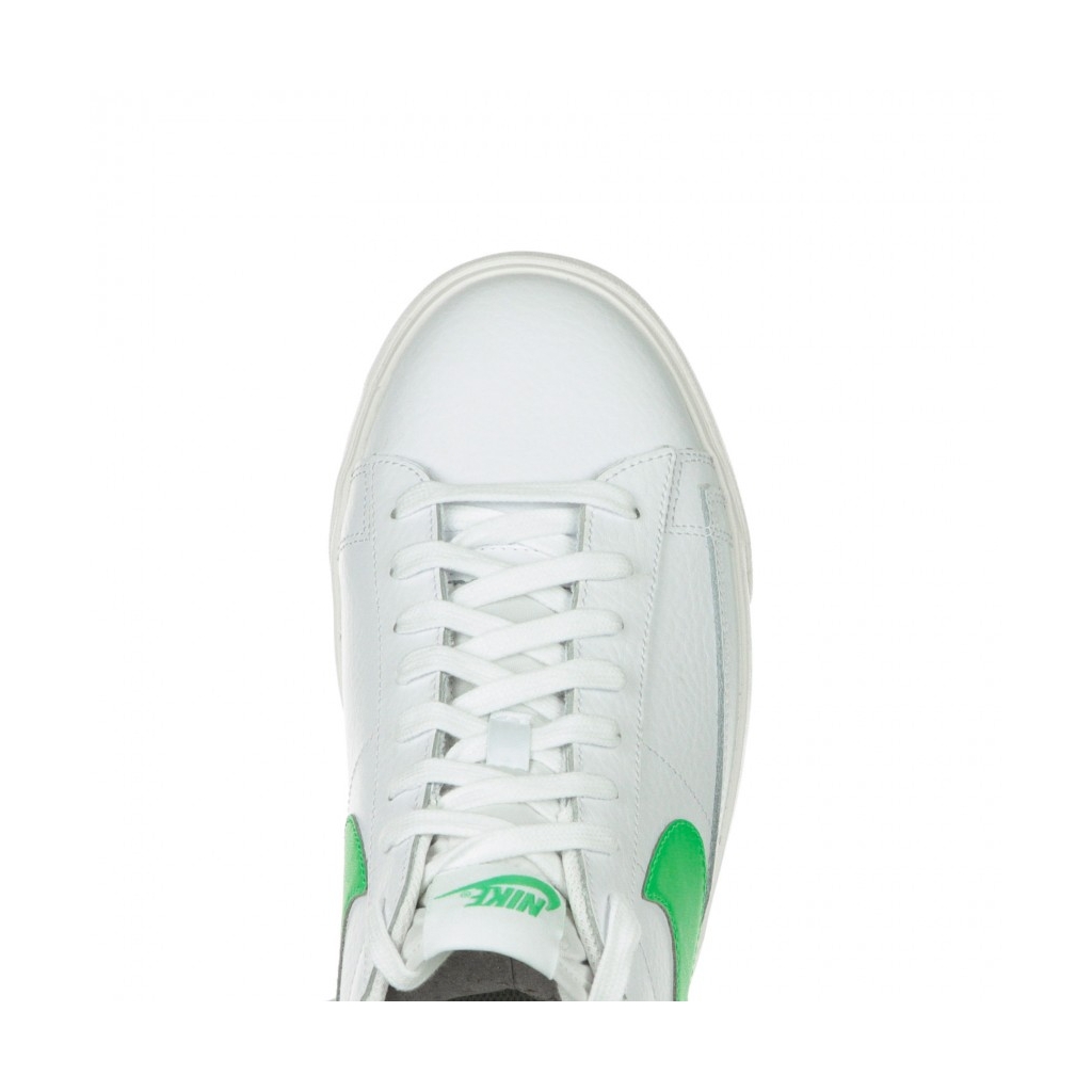 scarpa bassa uomo blazer low leather WHITE/GREEN SPARK/SAIL