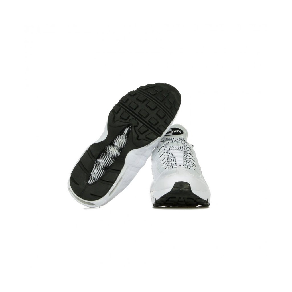 scarpa bassa uomo air max 95 WHITE/BLACK/BLACK