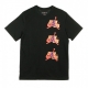 maglietta uomo  jumpman classics BLACK/TRACK RED/DEEP ROYAL BLUE