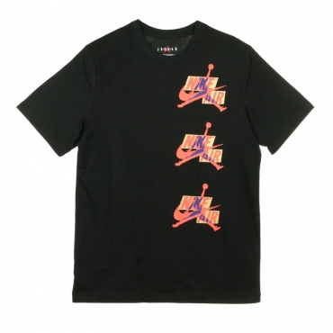 maglietta uomo  jumpman classics BLACK/TRACK RED/DEEP ROYAL BLUE