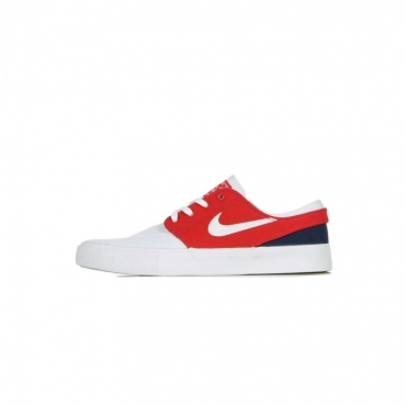 scarpa bassa uomo sb zoom  stefan janoski canvas rm WHITE/WHITE/UNIVERSITY RED/MIDNIGHT NAVY