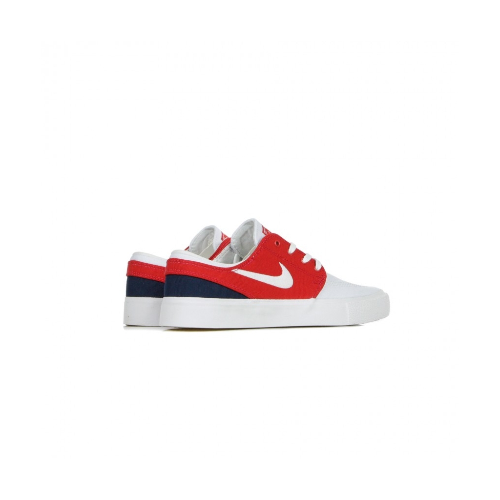 scarpa bassa uomo sb zoom  stefan janoski canvas rm WHITE/WHITE/UNIVERSITY RED/MIDNIGHT NAVY