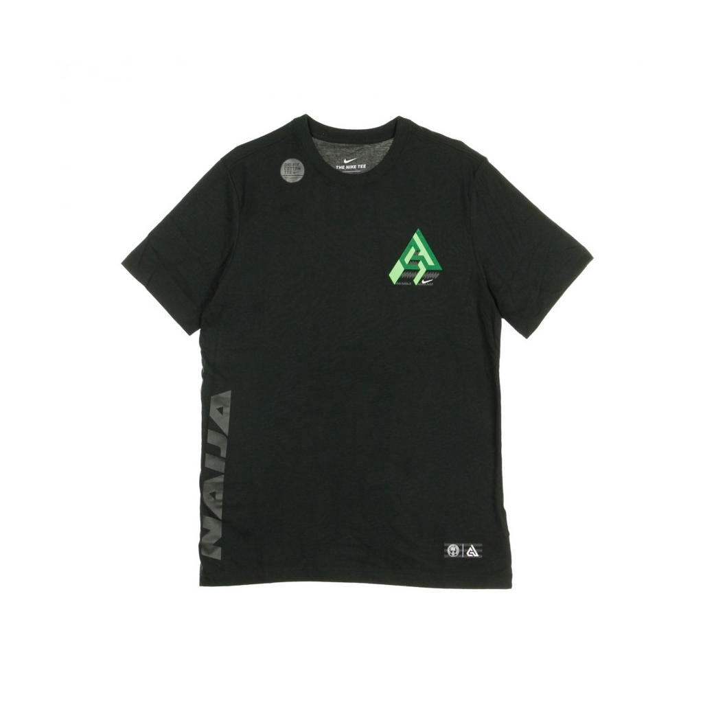 maglietta uomo dri-fit giannis logo naija  x giannis antetokounmpo BLACK