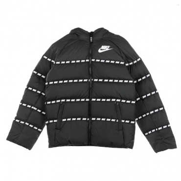 piumino ragazzo sportswear down jacket BLACK/WHITE