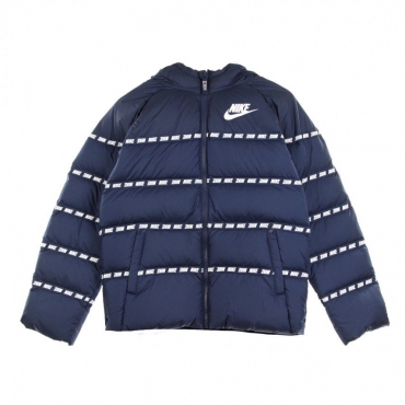 piumino ragazzo sportswear down jacket MIDNIGHT NAVY/WHITE