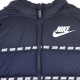 piumino ragazzo sportswear down jacket MIDNIGHT NAVY/WHITE